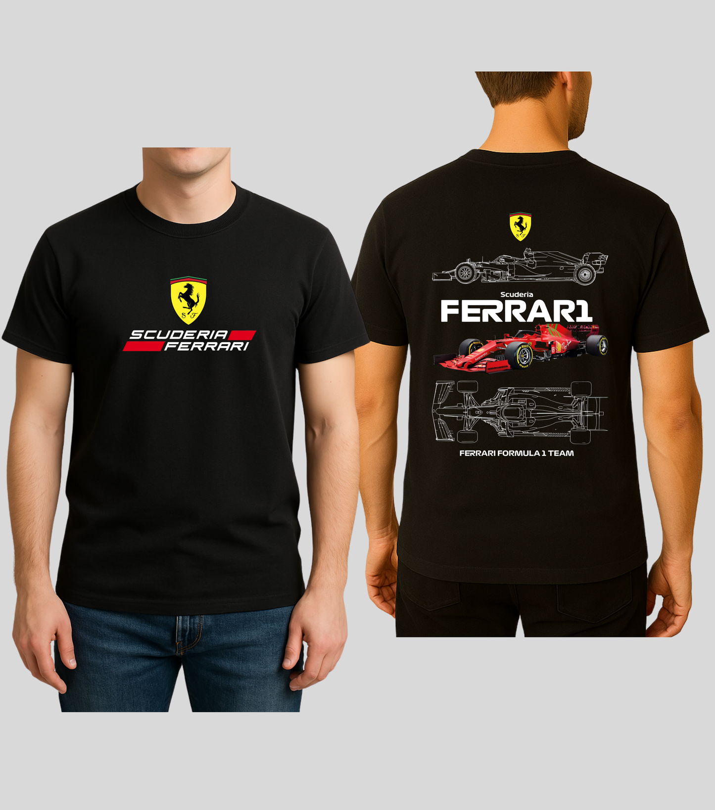Formula 1 : Scuderia Ferrari F1 Team | 100% Cotton | Unisex