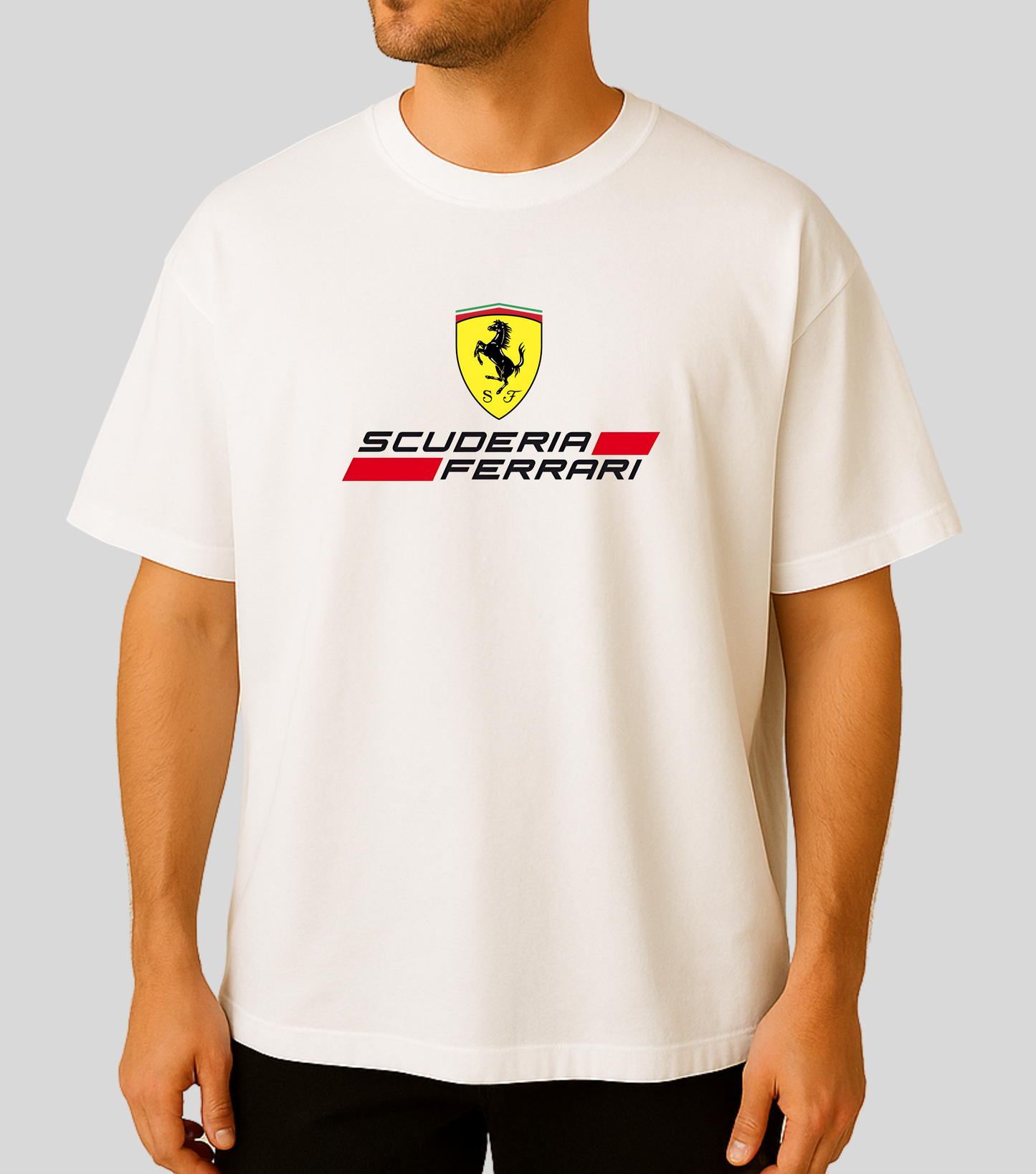 Formula 1 : Scuderia Ferrari Logo | 100% Cotton | Unisex