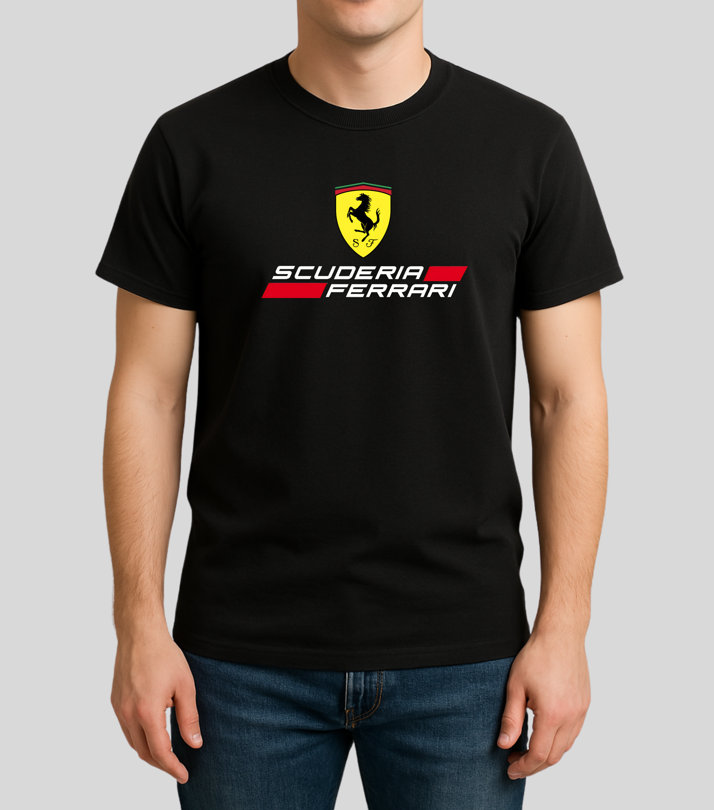 Formula 1 : Scuderia Ferrari Logo | 100% Cotton | Unisex