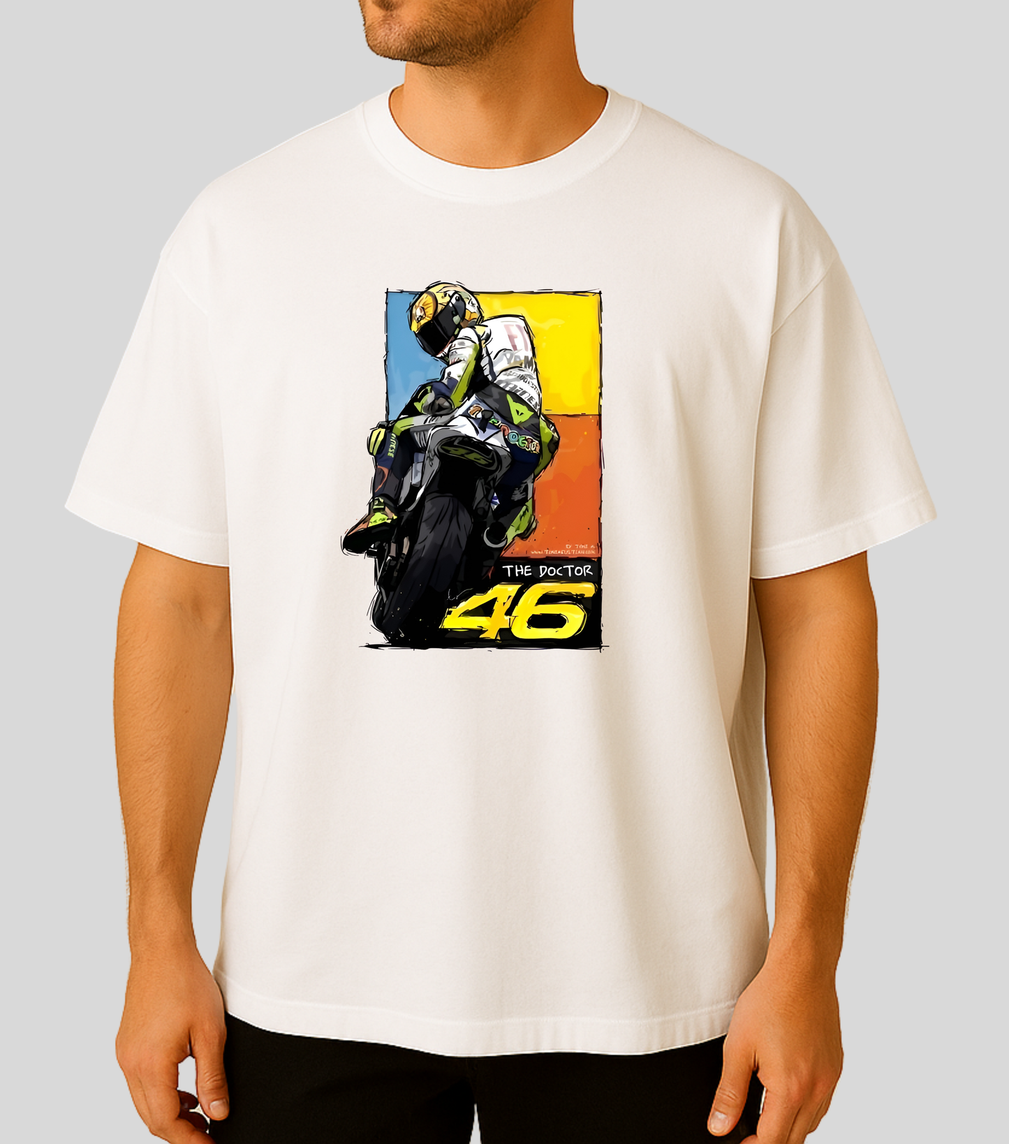 MotoGP : Valentino Rossi Iconic Graphics | 100% Cotton | Unisex