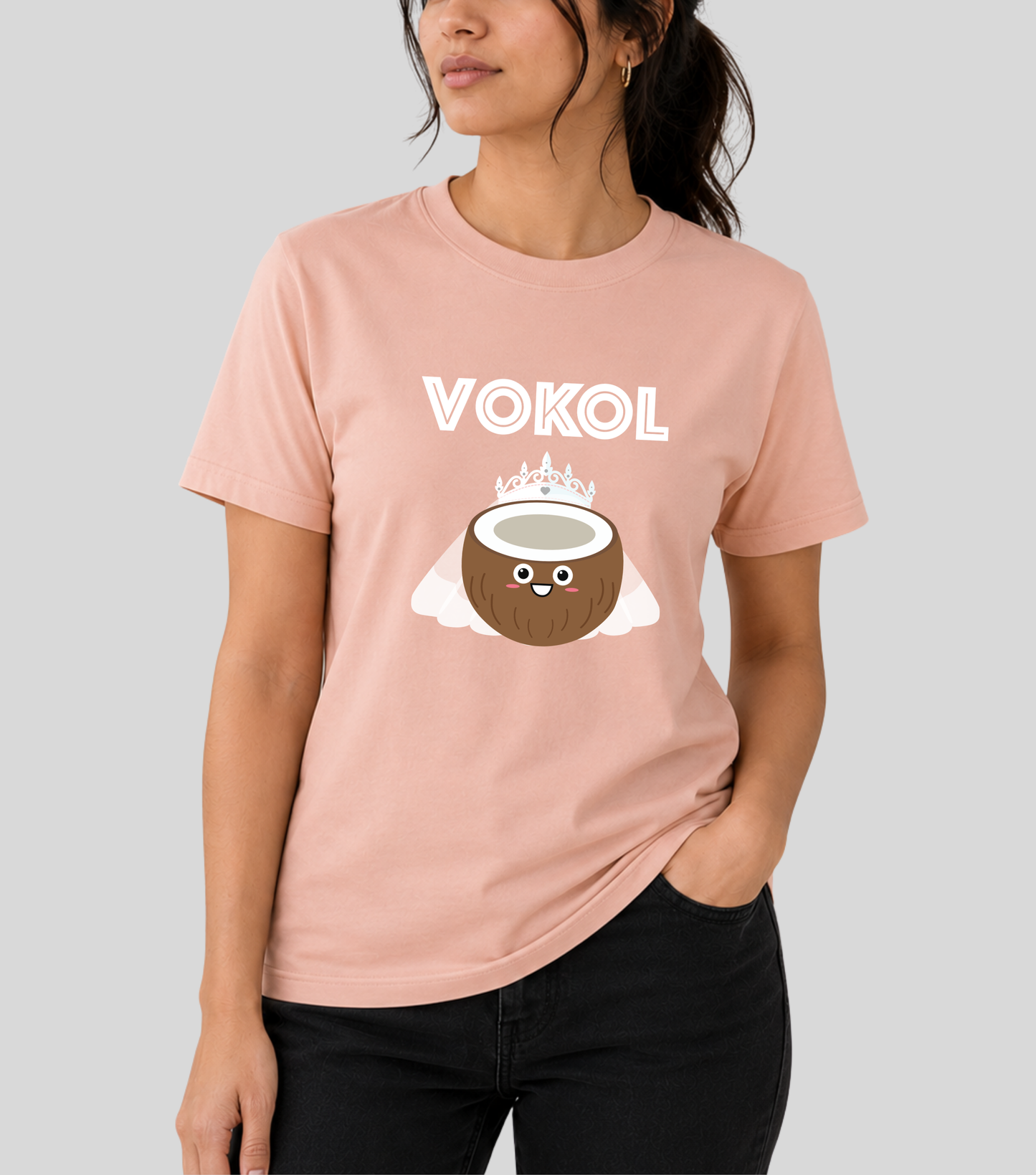 Wedding | Roce : Vokol Veil Tshirt | 100% Cotton | Unisex