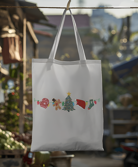 Tote Bag: Hanging Christmas Goodies