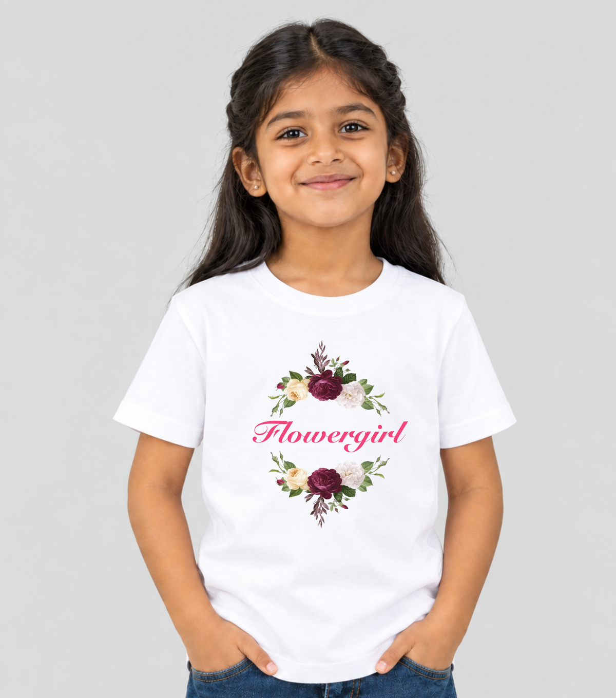 Wedding | Roce : Flowergirl T-shirt | 100% Cotton