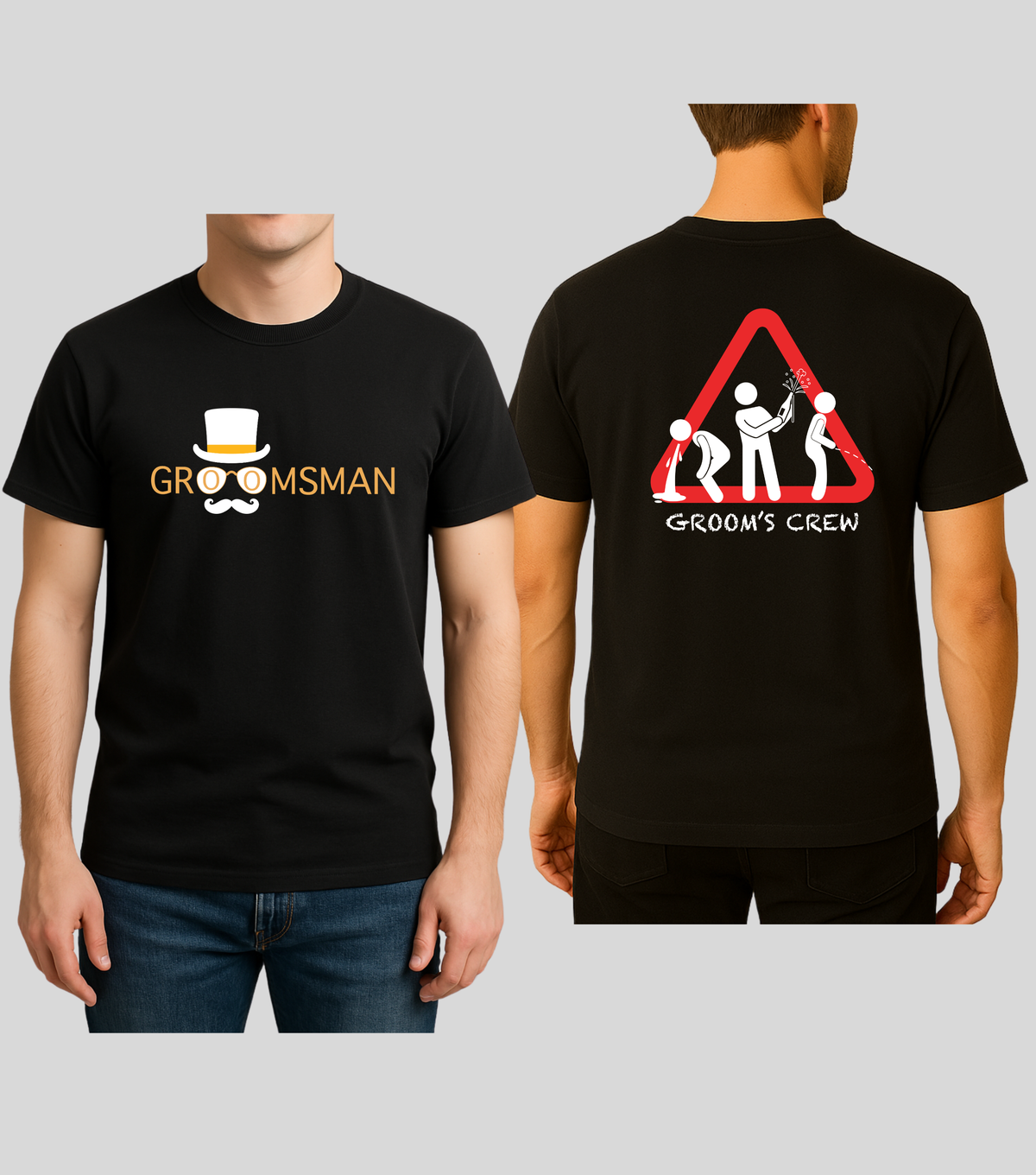 Wedding | Roce : Groomsman Crew Tshirt | 100% Cotton | Unisex