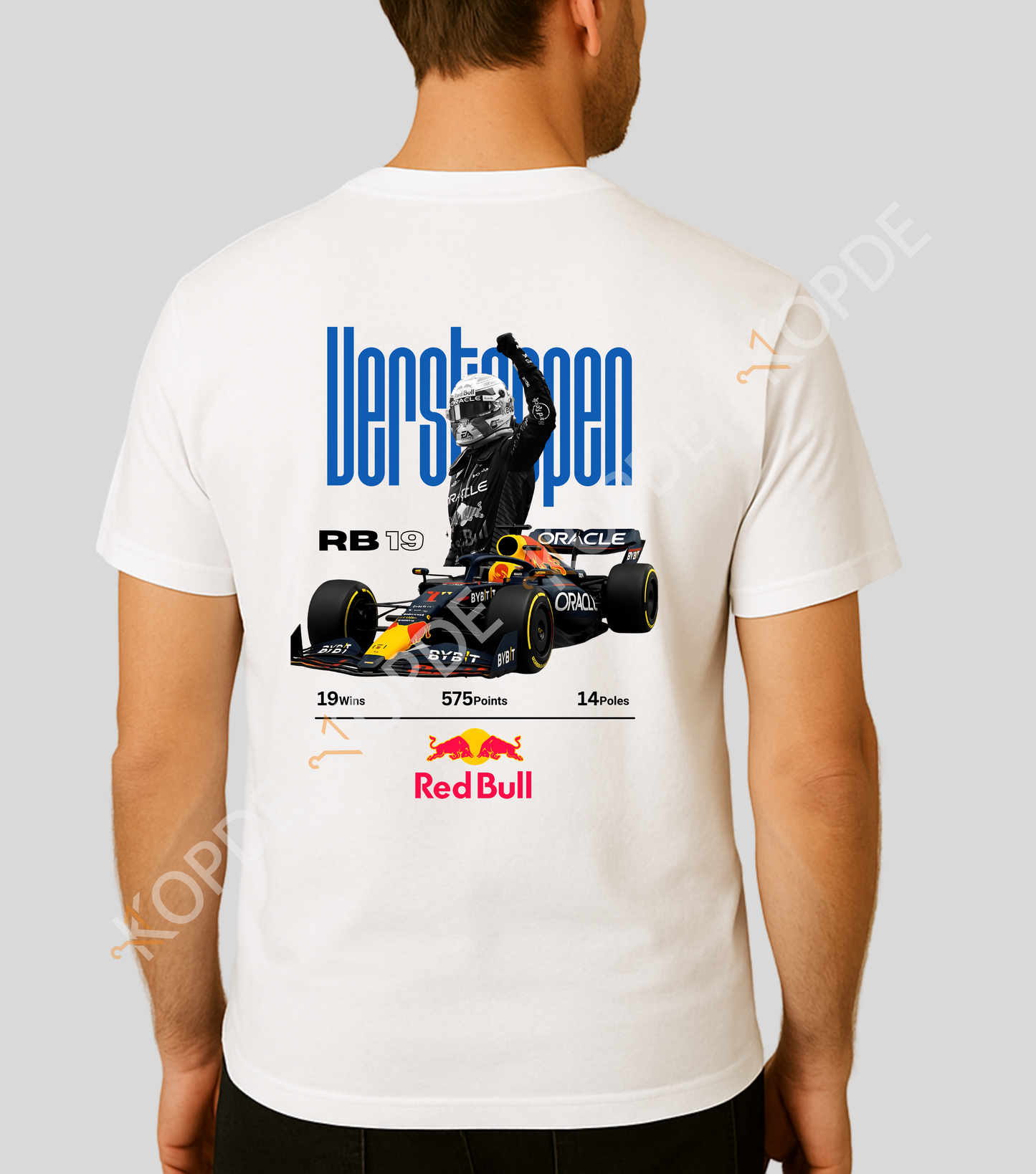 Formula 1 : Max Verstappen RB 19 - RedBull Racing | 100% Cotton | Unisex
