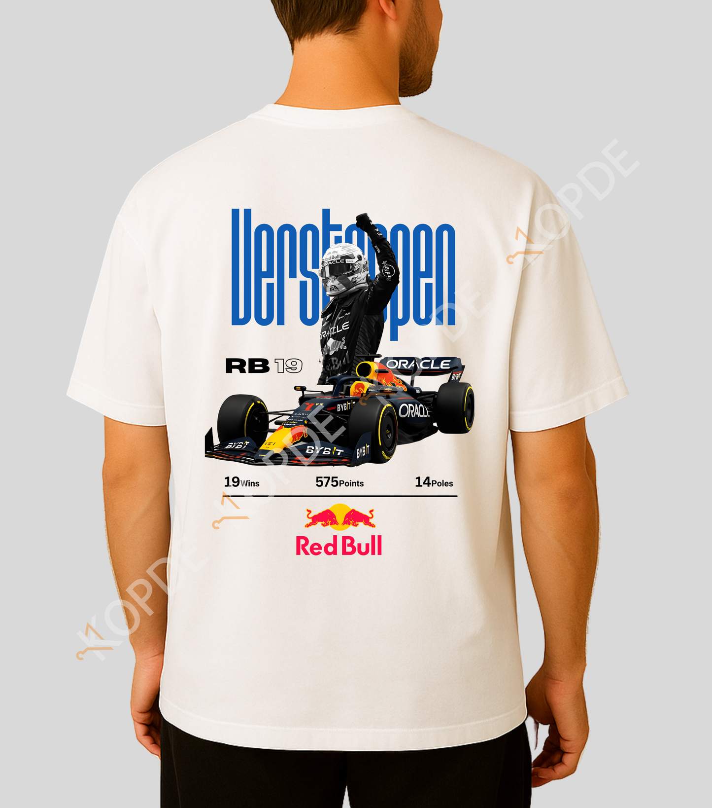 Formula 1 : Max Verstappen RB 19 - RedBull Racing | 100% Cotton | Unisex