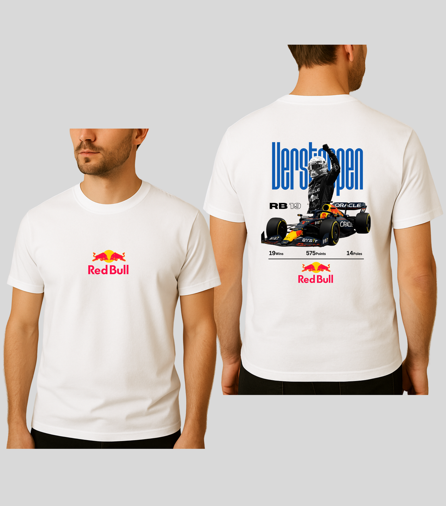 Formula 1 : Max Verstappen RB 19 - RedBull Racing | 100% Cotton | Unisex