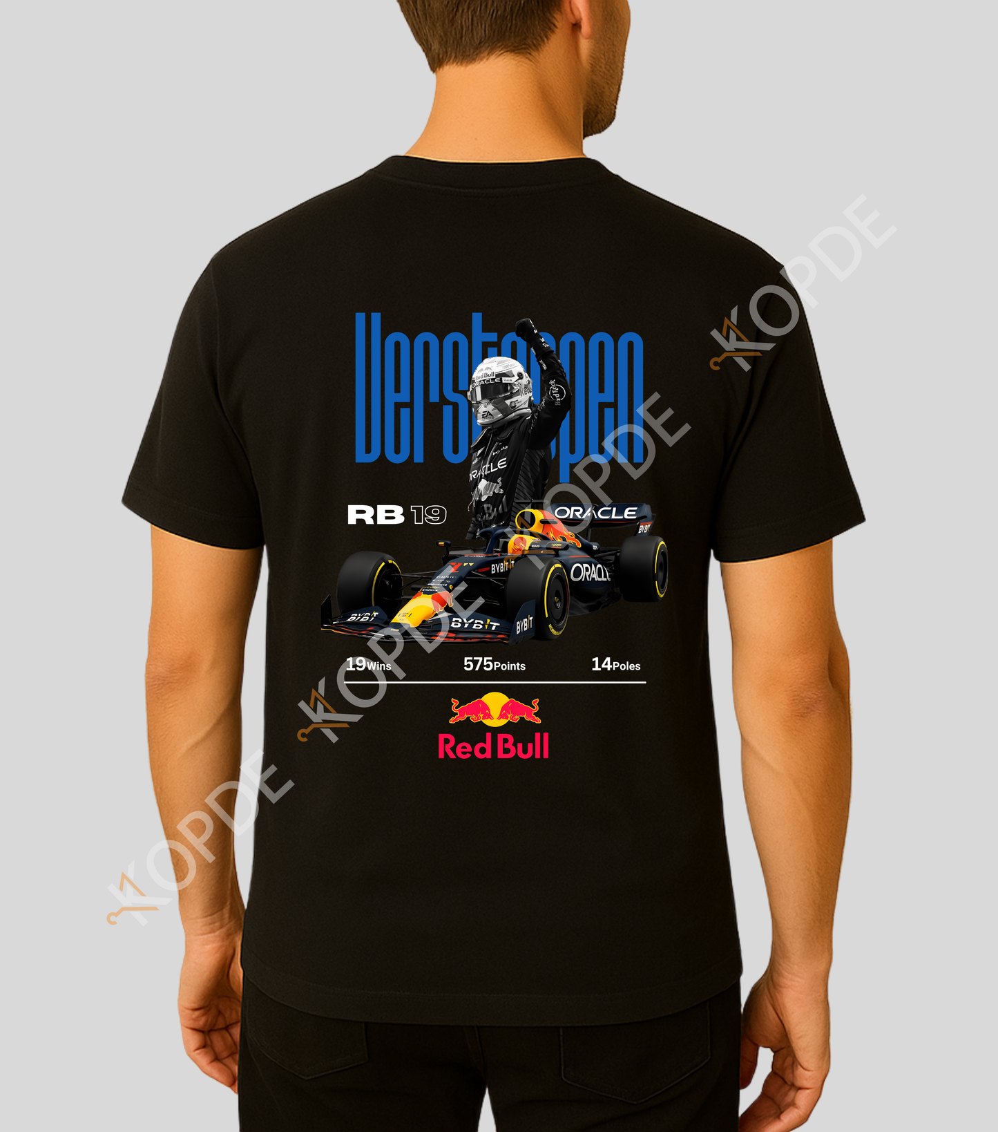 Formula 1 : Max Verstappen RB 19 - RedBull Racing | 100% Cotton | Unisex