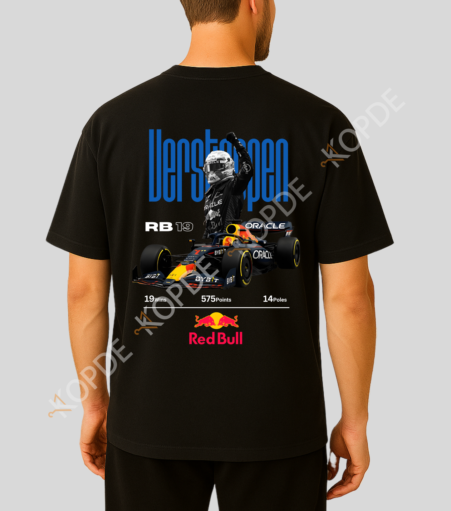 Formula 1 : Max Verstappen RB 19 - RedBull Racing | 100% Cotton | Unisex