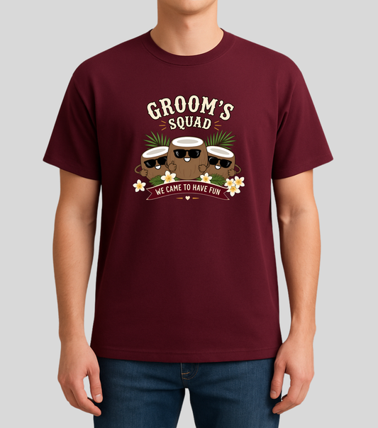 Wedding | Roce : The Groom Squad Coconut | 100% Cotton | Unisex